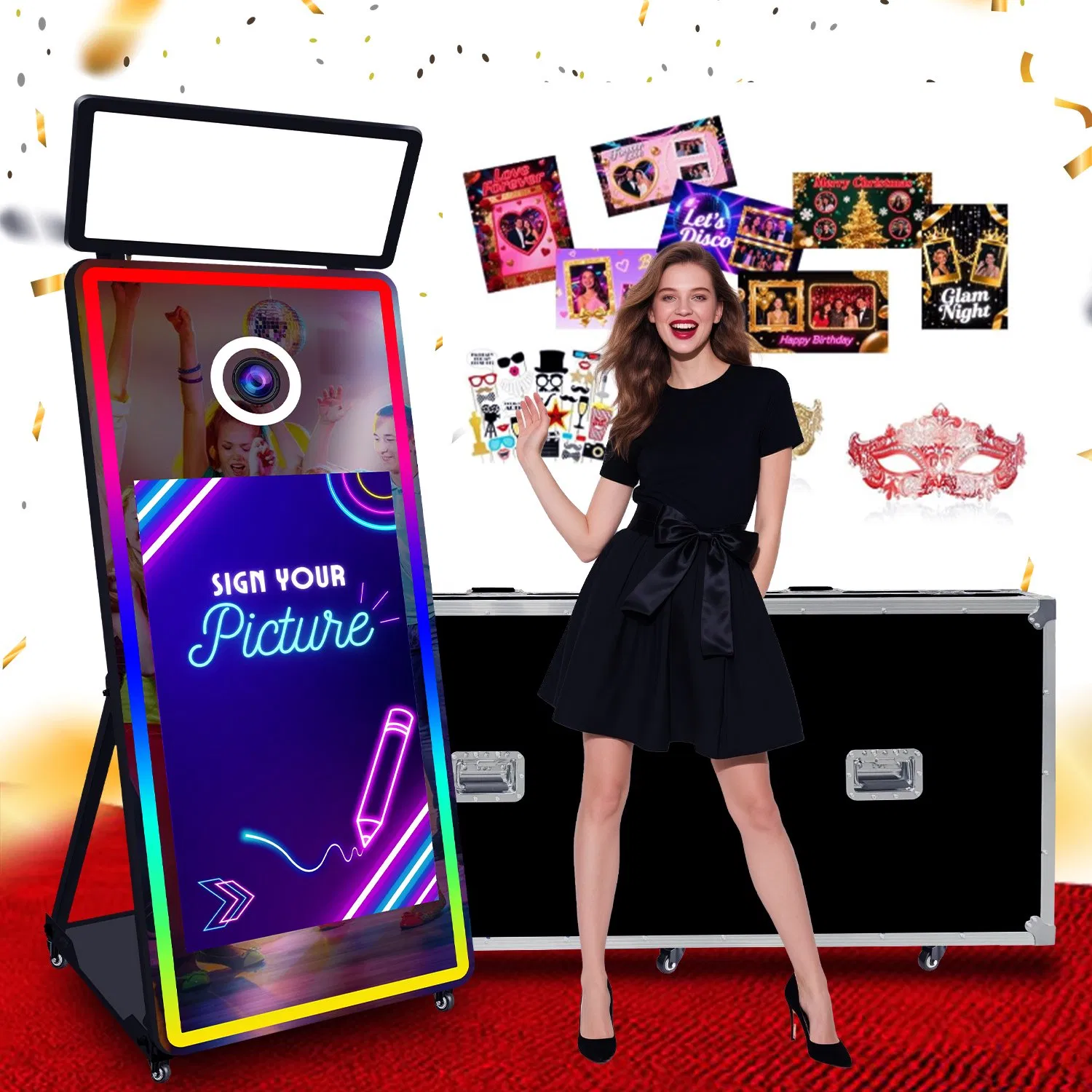 Фотобокс Magic Mirror для свадьбы и вечеринок