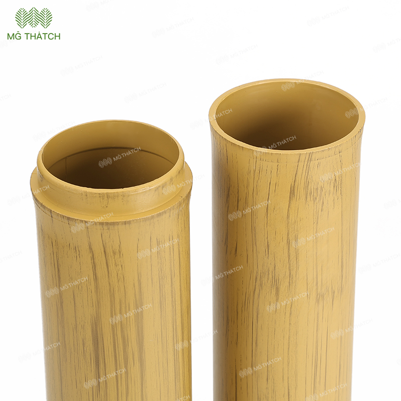 10mm Diameter Artificial Synthetic Bamboo Poles Fireproof Plastic Material