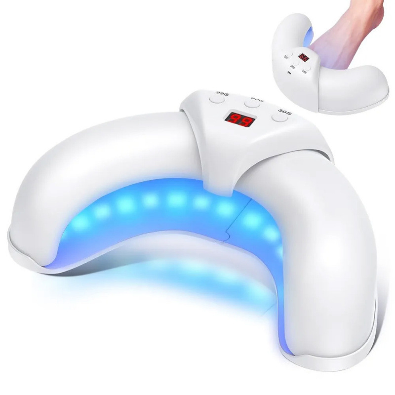Skin-Friendly Motion Sensor LCD Digital Display 100-240V Gel UV Nail Lamp