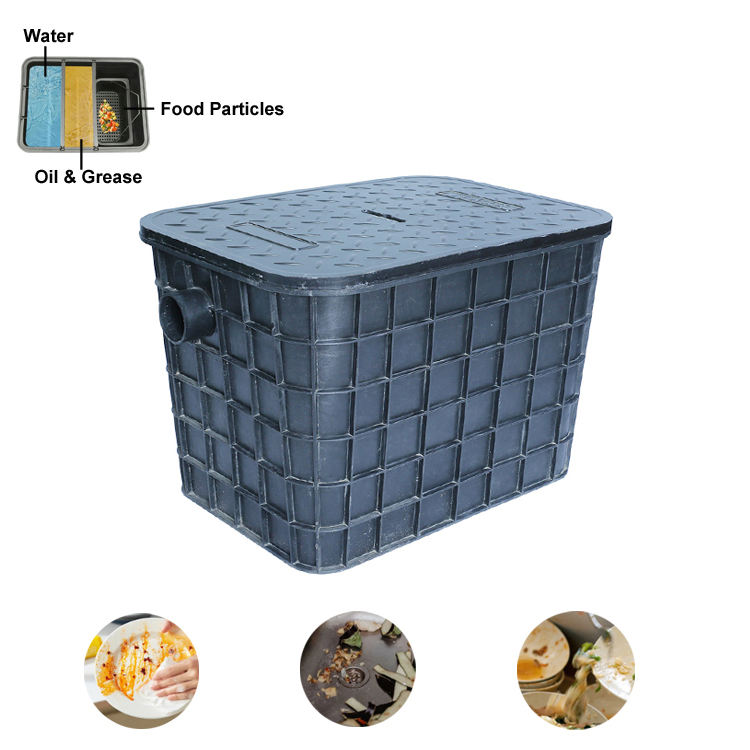 HDPE Grease Trap Plastic Separator for Oil Water Grease Factory Direct
