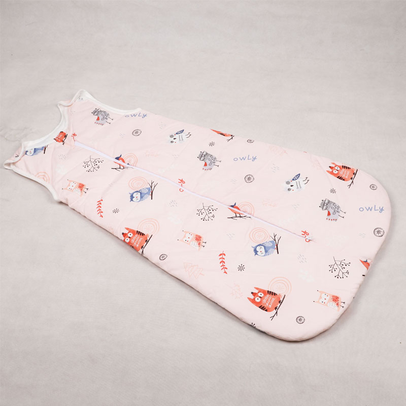 Unisex Baby Toddler Wearable Blanket Sleeping Bag Cotton Sleep Sack with Diaper Zipper