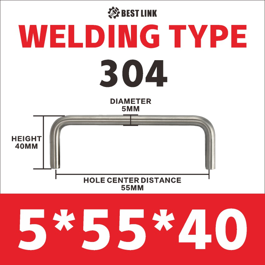 Kitchen Equipment Ss Furniture Cabinet Handle Ss 201 304 Stainless Steel Pull Handles Furniture Cabinet Hardware Metal U Shape Handle