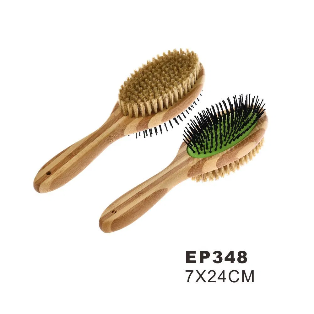 Wholesale Bamboo Pet Slicker Brush for Dog Grooming with 100% Biodegradable Packaging