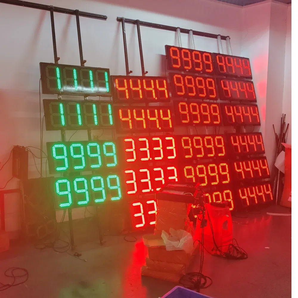 8inch 7 Segment LED Display LED Digital Petrol Station Gas Price Displays