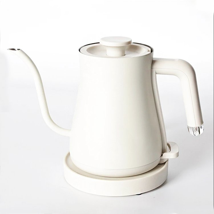 1350W Ultra Fast Boiling Hot Water Kettle 600ml Stainless Steel Black Gooseneck Electric Coffee Kettle for Pour-Over Coffee & Tea