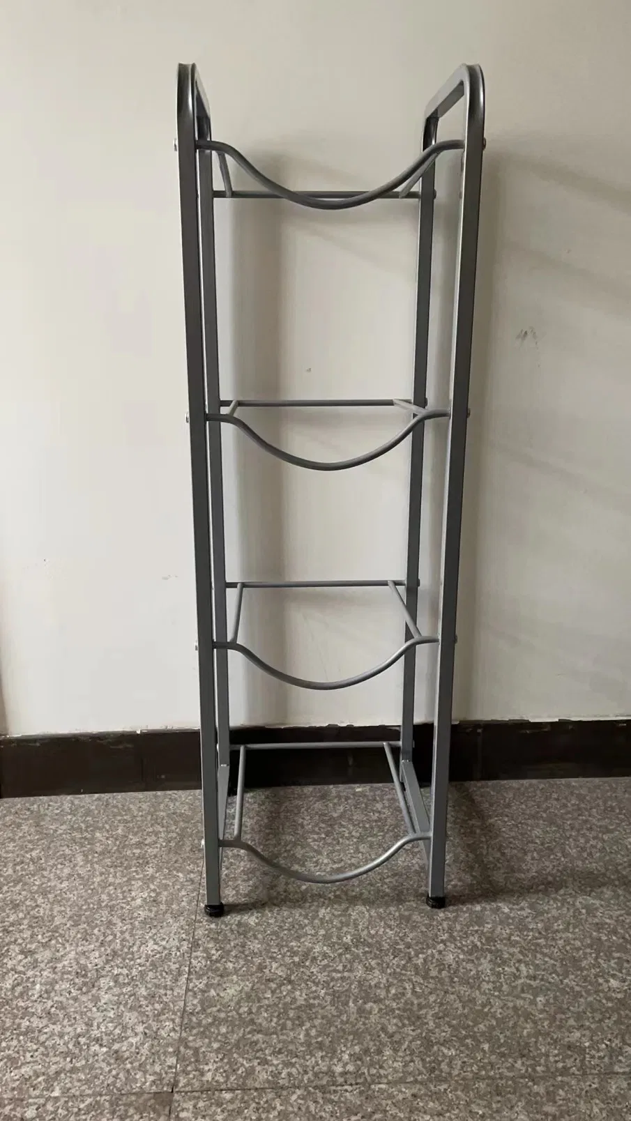 Bottle Shelf Display Stand Metal Cradle Rack for 2~5 Gallon Water Bottle