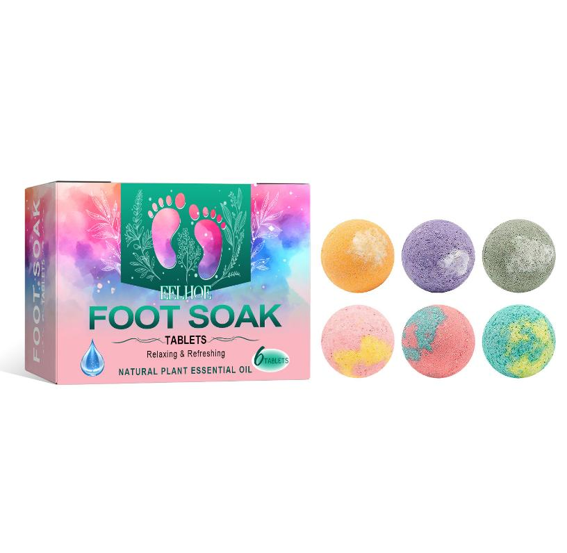 Online Wholesale in Stock Soak Foot Bath Tablets Natural Herb Foot Bath Health Care Skin Feet Effervescent Pills for Relaxing Detox Health Care Tablet