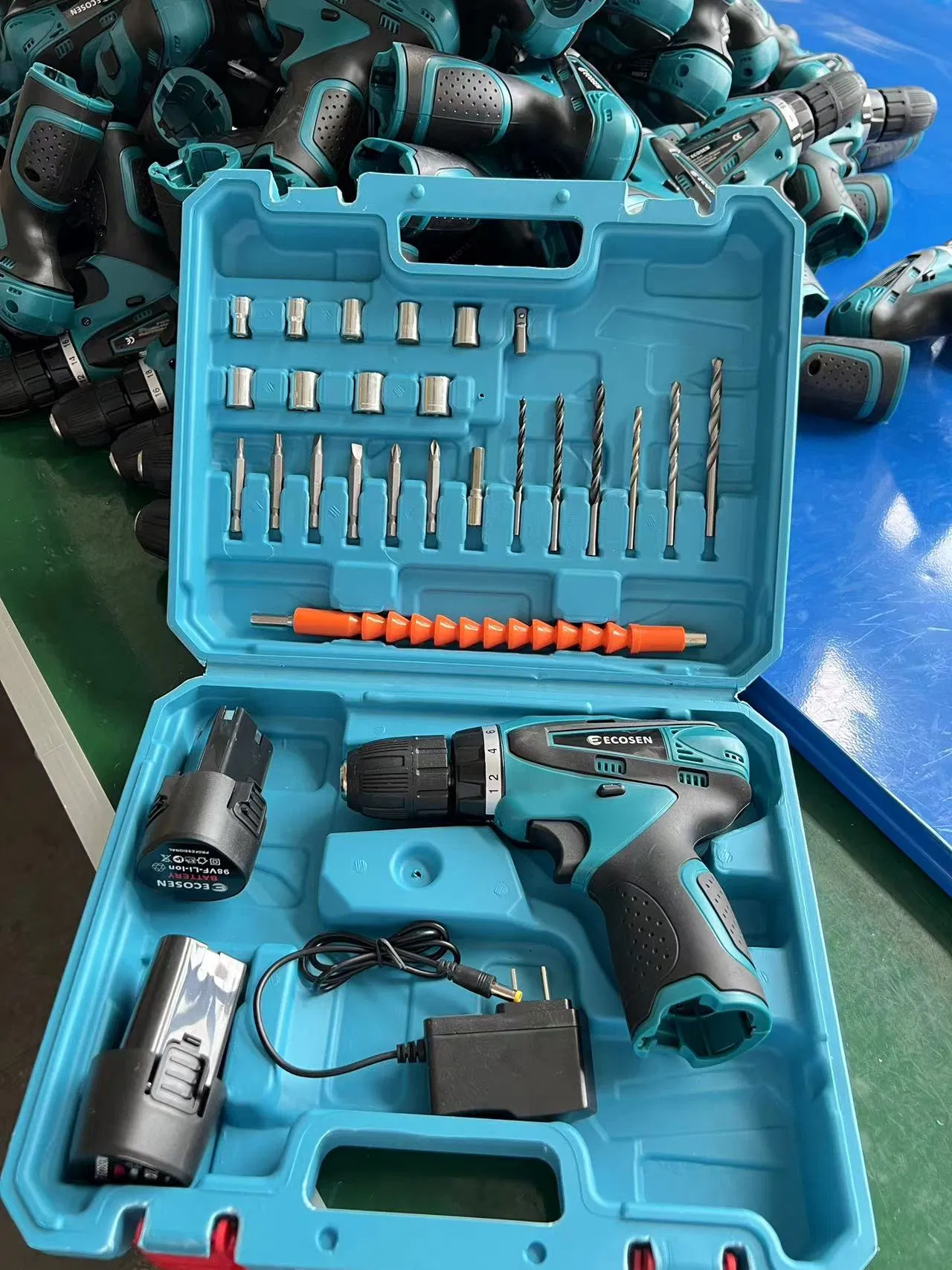550W Cordless Power Tool Electric Drill Set Box Hand Drilling Machine