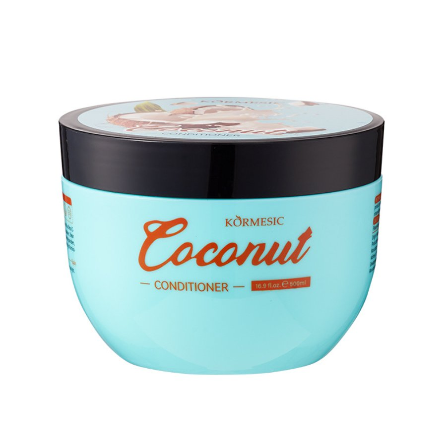 Online Wholesale and Retail 500ml Organic Herbal Hair Conditioner Nourishing Repair Smoothing Natural Coconut Gel/Oil Moisturizing for Curly Hair Hair Mask