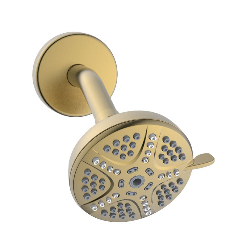 Luxurious 3.5 Inch Matte Black Rainfall Shower Head with 360° Rotation