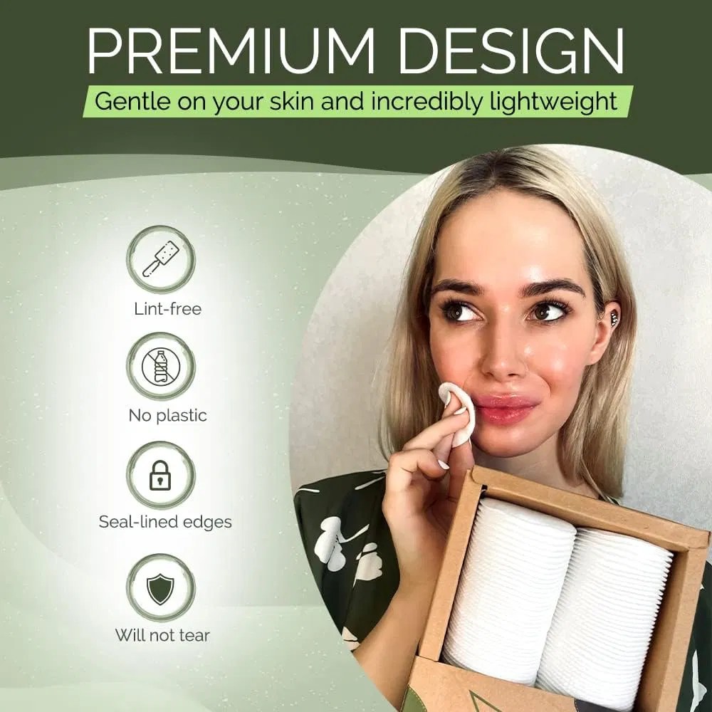 Eco-Friendly Cotton Makeup Remover Pads for Gentle Cleansing