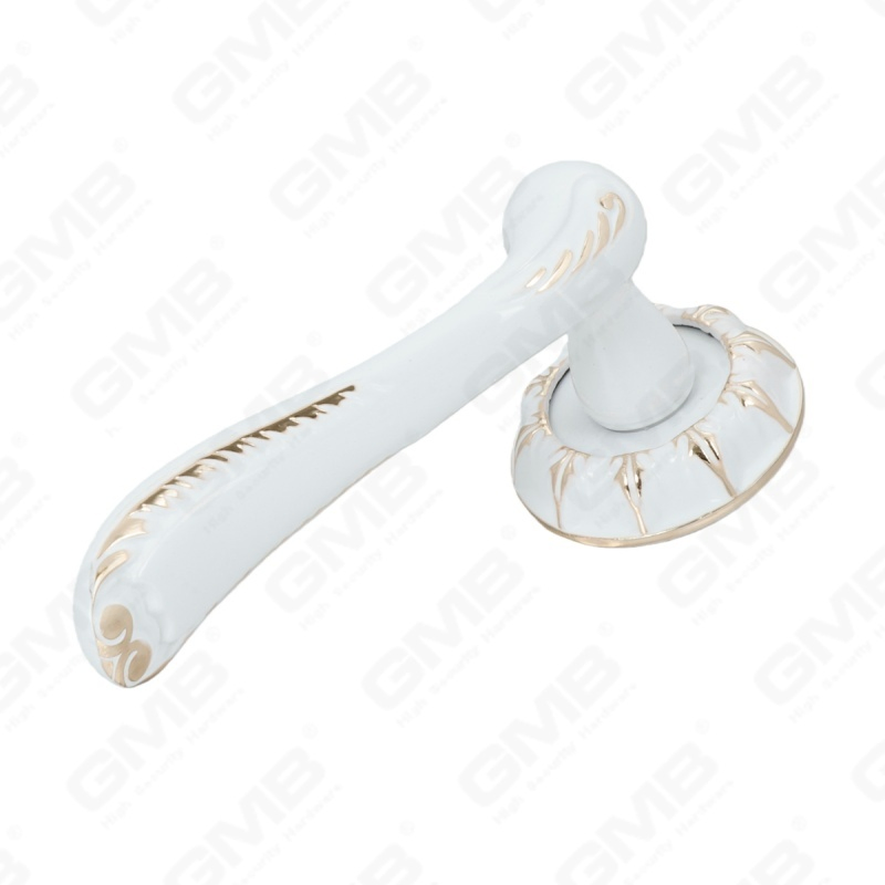 High Quality Extremely Simple Aluminum Door Handle with Thin Round Rosette (A112901)