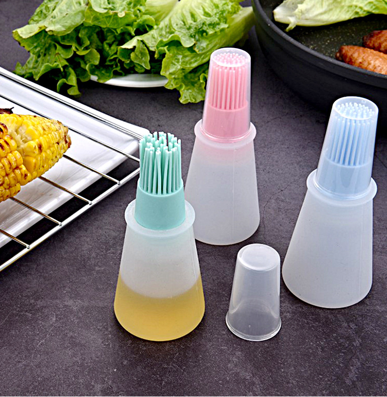 Spot Silicone Oil Bottle Brush Barbecue Seasoning Brush Kitchen Baking Brush