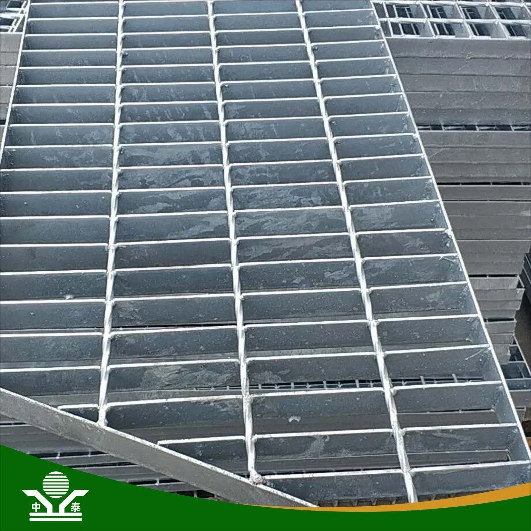 Galvanized Safe Grid Serrated Bar Steel Grating for Anti-Slip Places