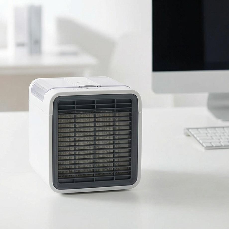 Mini Air Moisture Balance Purifying Calm-Noise Bedroom Cooler