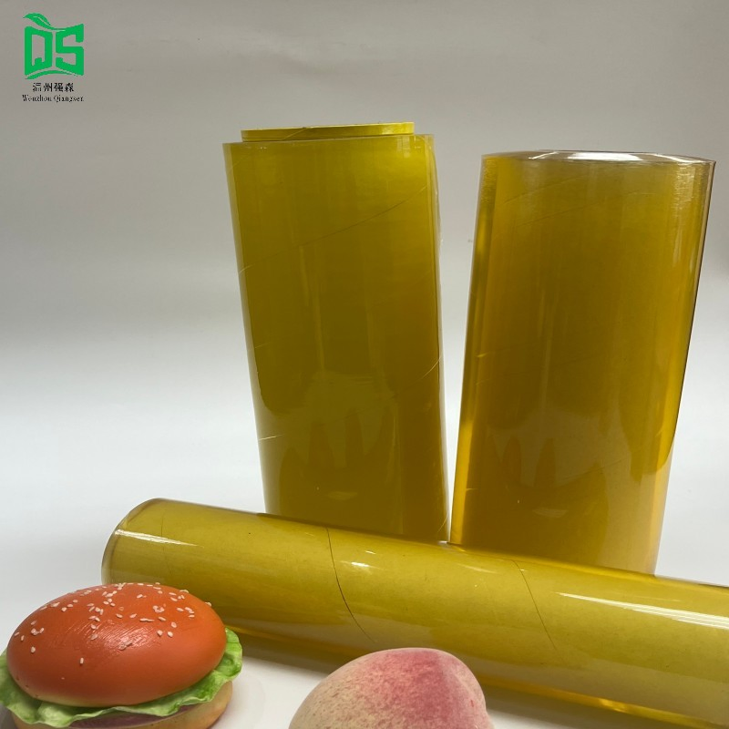 Food Grade PVC Food Contact Safety Cling Film Jumbo Roll with Stretch