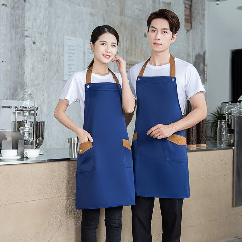 Csjd-U01-B08#Kitchen Waterproof Seiko Wool Halter Apron U01-B08