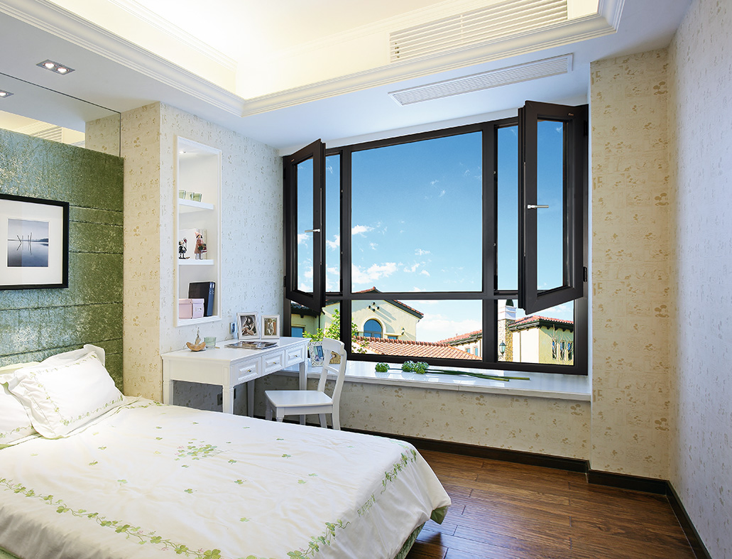 Manufacture Impact Double Glazed Windows and Doors Price Residential Aluminum Casement Window French Window with Fly Screen