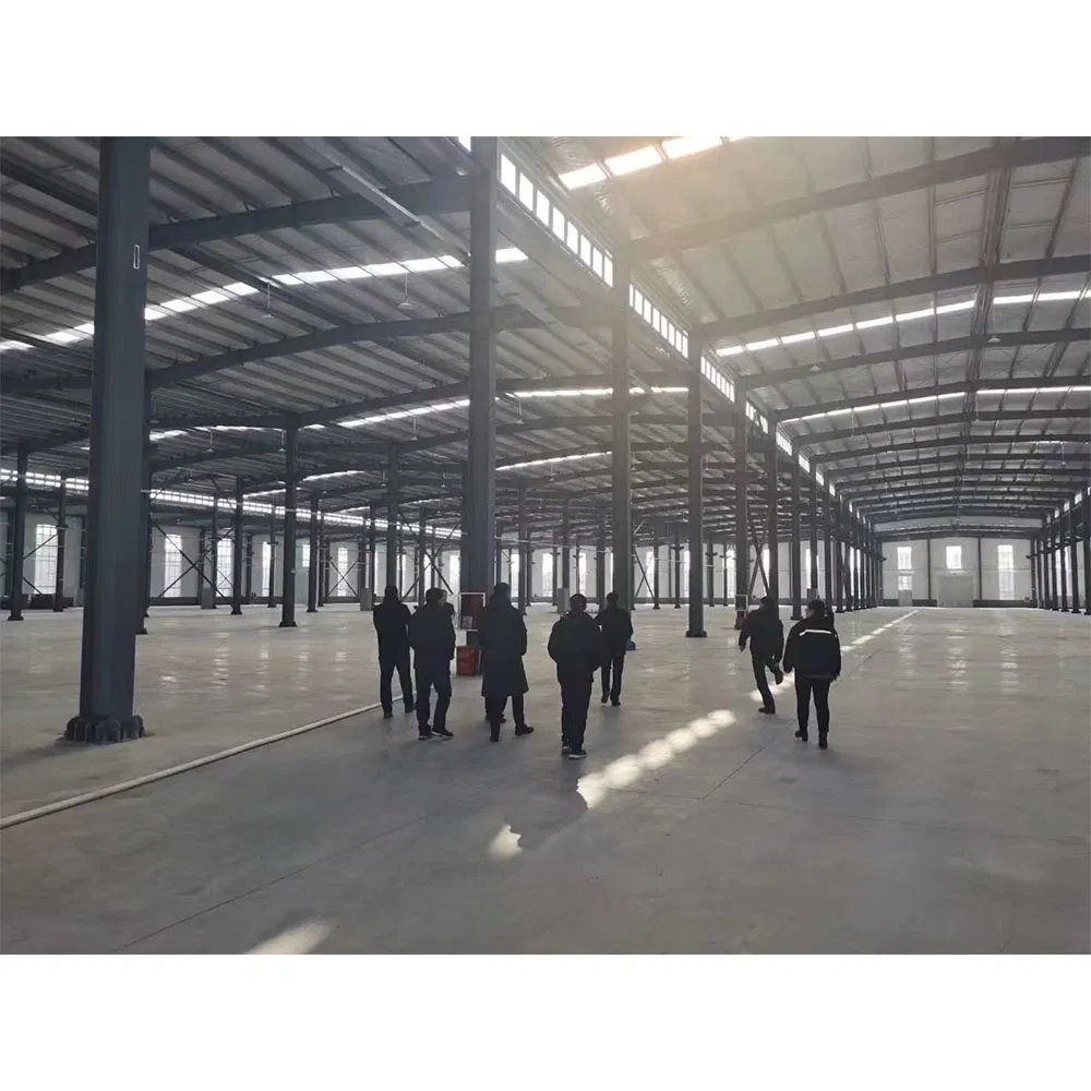Prefabricated Metallic Materials Steel Structure Construction Building for Factory/Warehouse