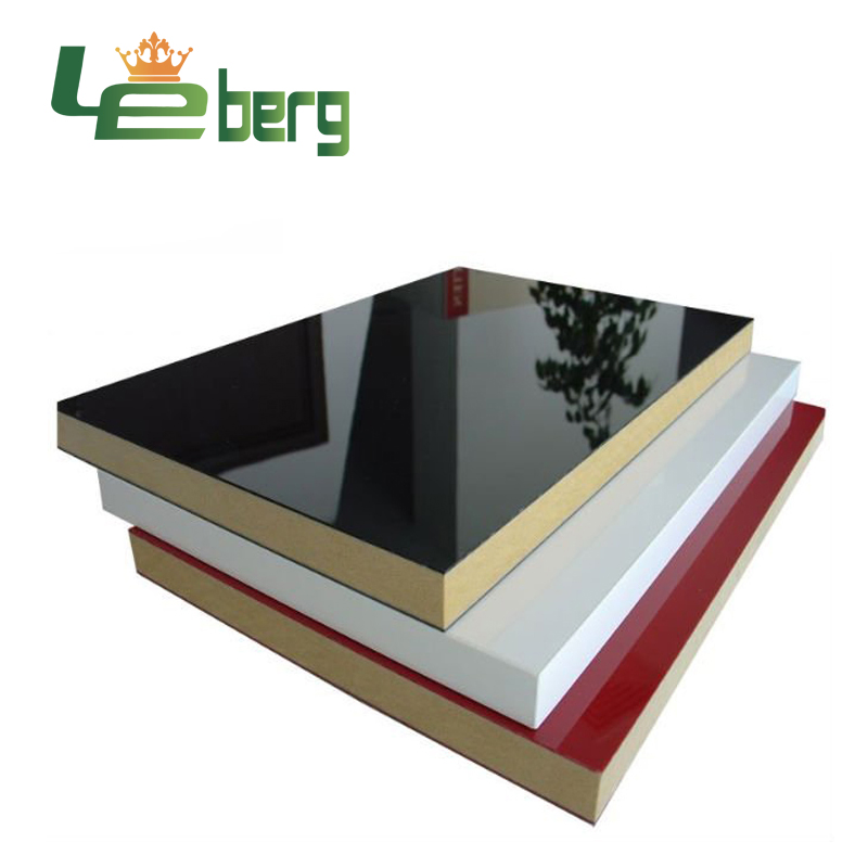 Pet MDF Board Laminated with High-Gloss Pet Film