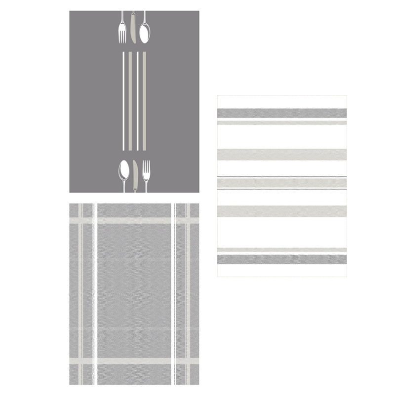 100% Cotton Terry Kitchen Dish Cloth & Towel Set