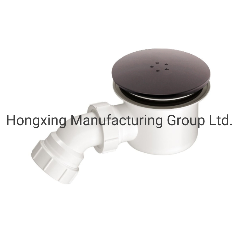 Дренажный трап для душа 90 мм Fast Flow черный