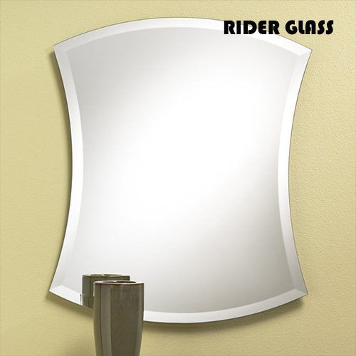 2mm 3mm 4mm 5mm 6mm Beveled Frameless Glass Mirror Tiles