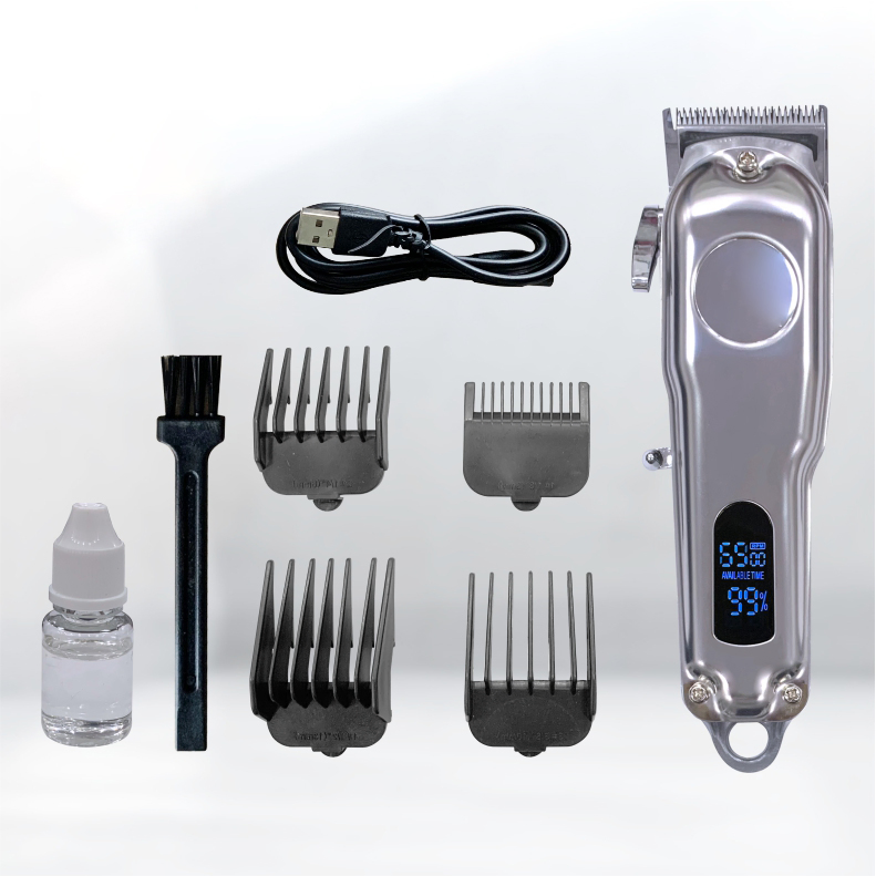 Electric Clippers LCD Digital Display Electric Hair Clippers Hair Salon