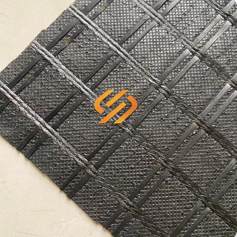 Asphalt Layer Reinforcement Polyester Geocomposite Geogrid