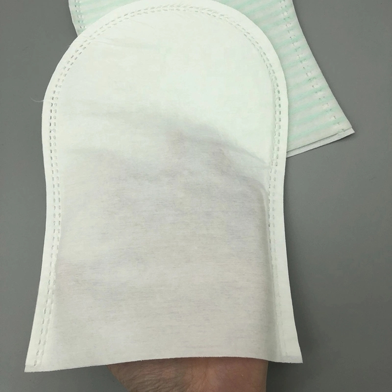 Extremely Soft Disposable Washing Non -Woven Hand Covers Washing Glove for Patient