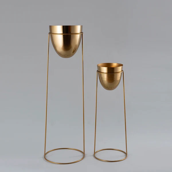 Кашпо железное набор 3 предмета для растений