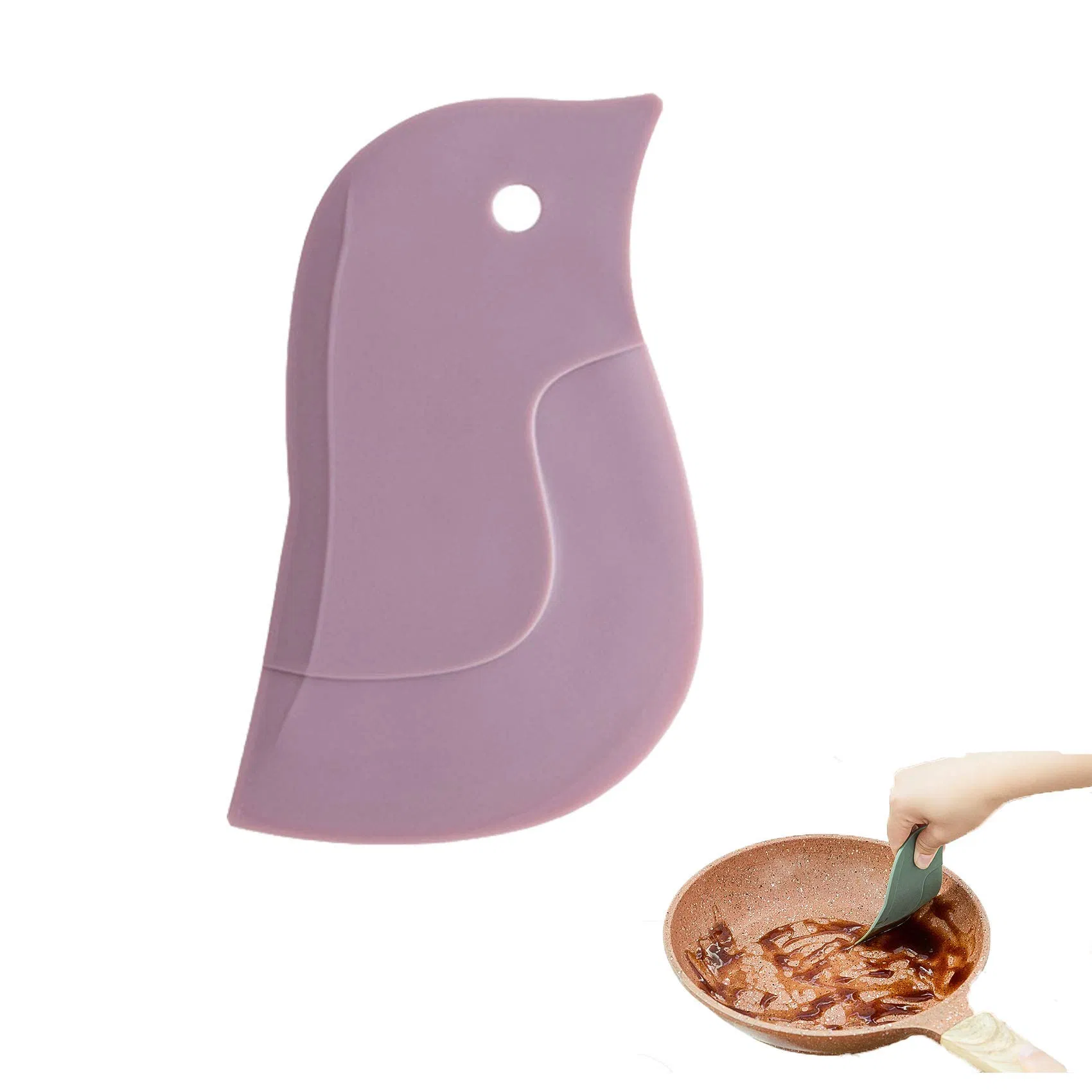 Plastic Cleaner Tools Durable Pot Messy Pan Kitchen Accessory Cooking Bright Scrapers