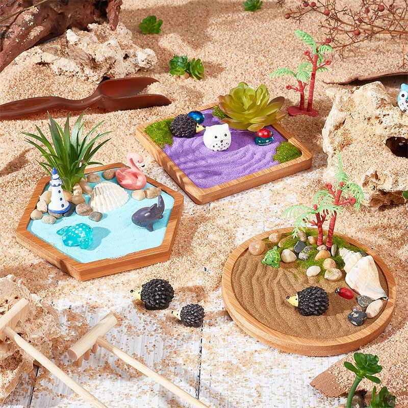 Набор для сада дзен японский Океанский пляж песочница
