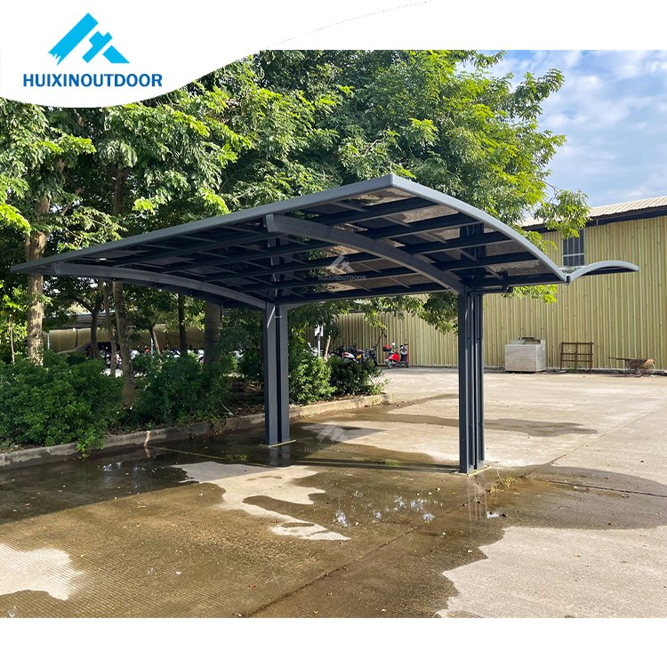 Gaeden Outdoor Decorative Pergola Roof Carport Systems Aluminum Pergola Carports for Car Parking Carport Aluminium Solar