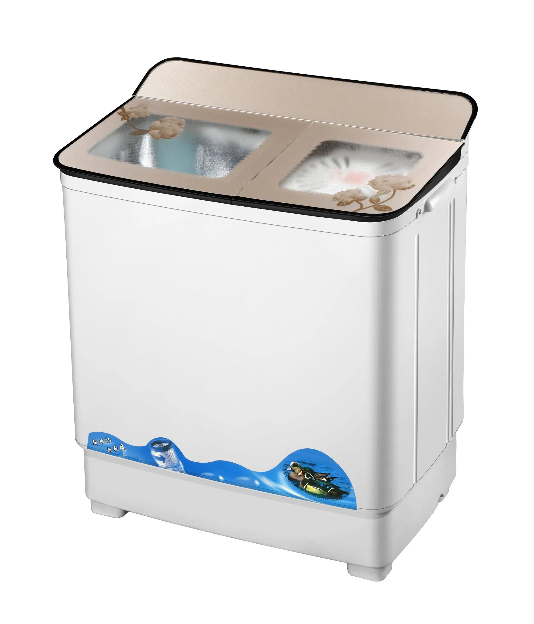 Double Tub Top Loading High Quality Semi-Automatic Washing Machine with Dryer