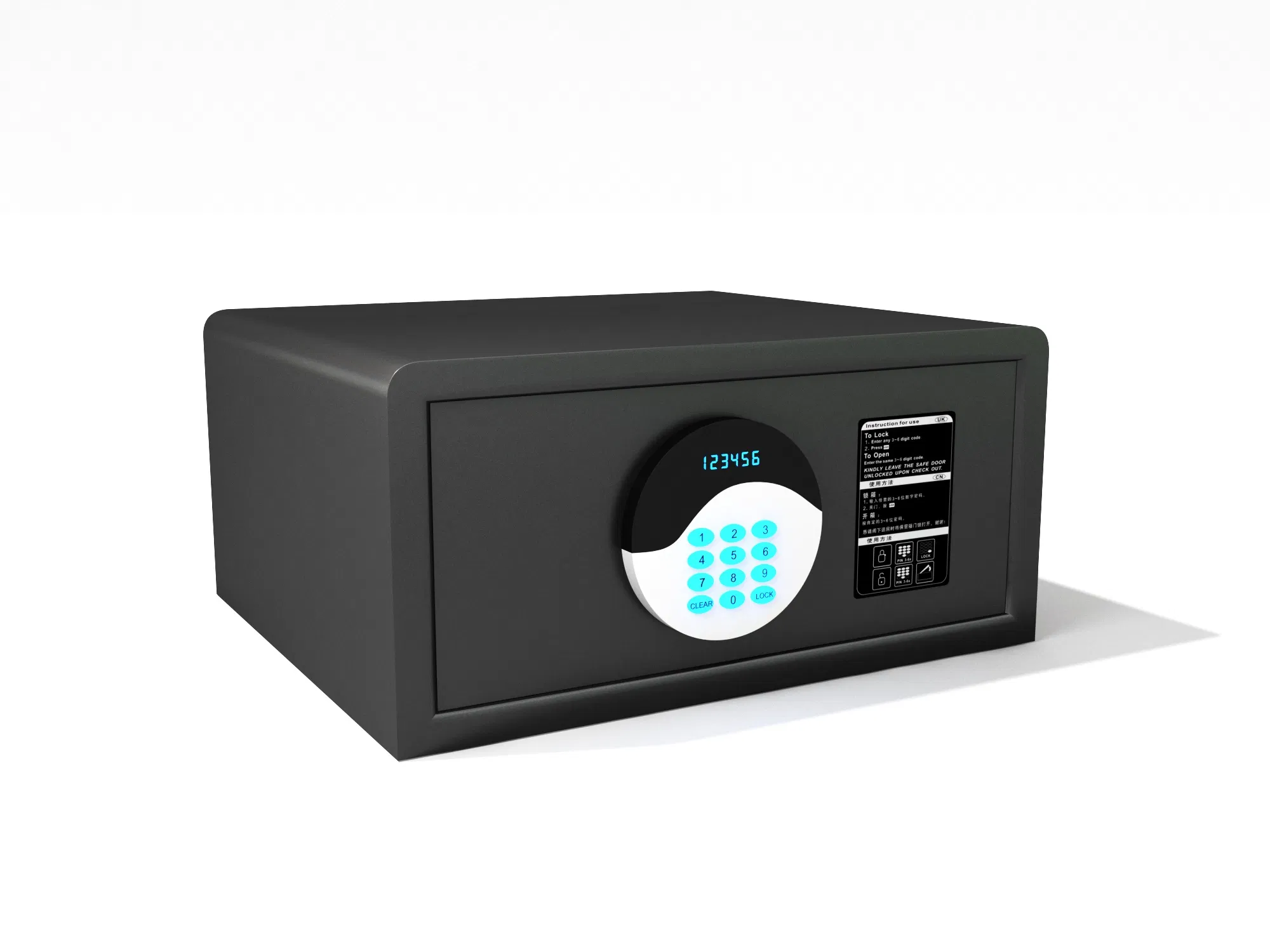 Ultimate Fireproof Steel Safe Deposit Box with Digital Lock Technology