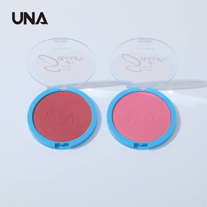 Wholesale Custom Logo Waterproof Makeup Face Pigment Blusher Powder High Pigment Single Matte Pink Blush Palette