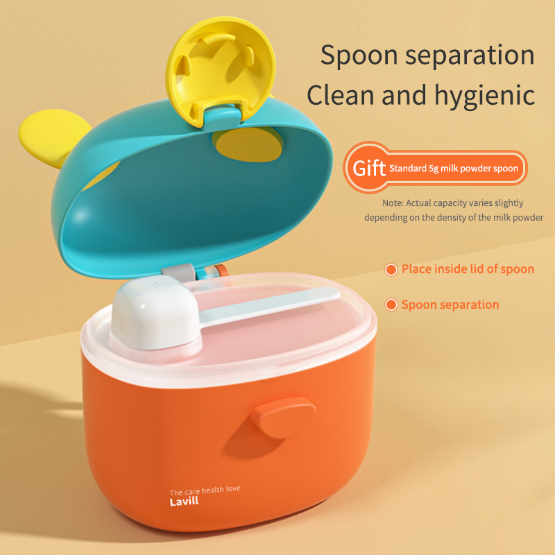 Circle Nail Clipper and Fun Milk Powder Storage Box