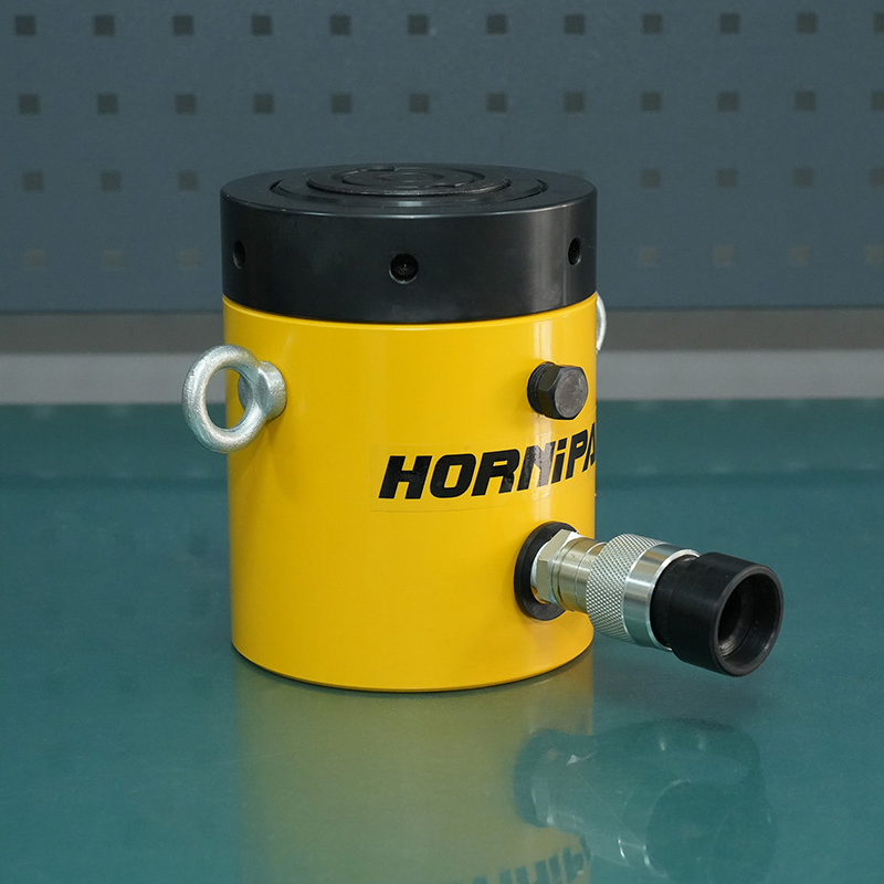 HORNIPAC CLL1002 Load Return Single Acting Locknut Cylinder Jack 100Ton Self Locking Hydraulic Cylinder