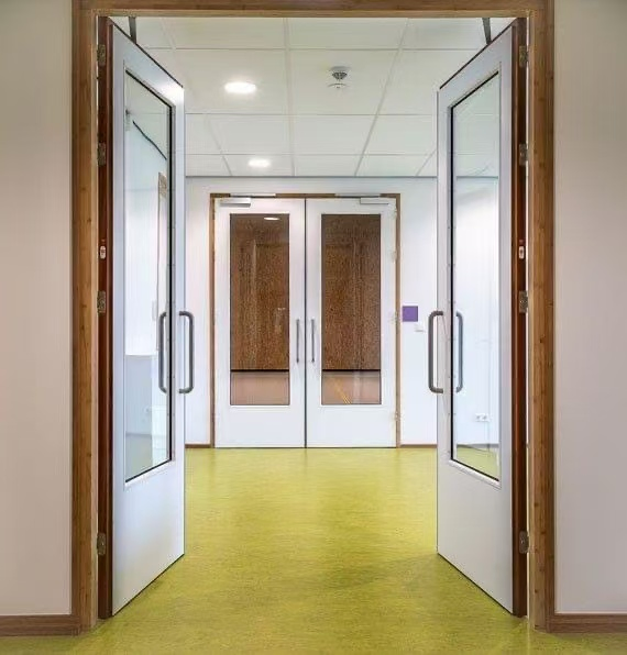 Modern Elegant Insulated Glass Door with Stainless Frame