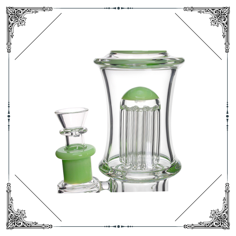 Wholesale Phoenixstar Glass High Quality 16.5 Inches Recycler Tall Big Straight Tube Tobacco Smoking Water Pipe with 10 Arm Perc