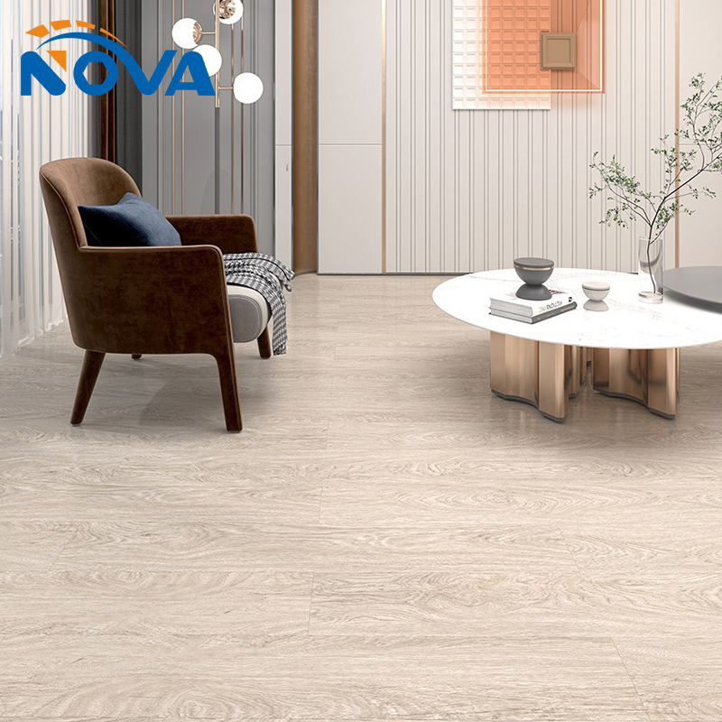 Wood Oak Grain Waterproof 6mm Luxury Click Lvt Composite Vinyl Plank Flooring