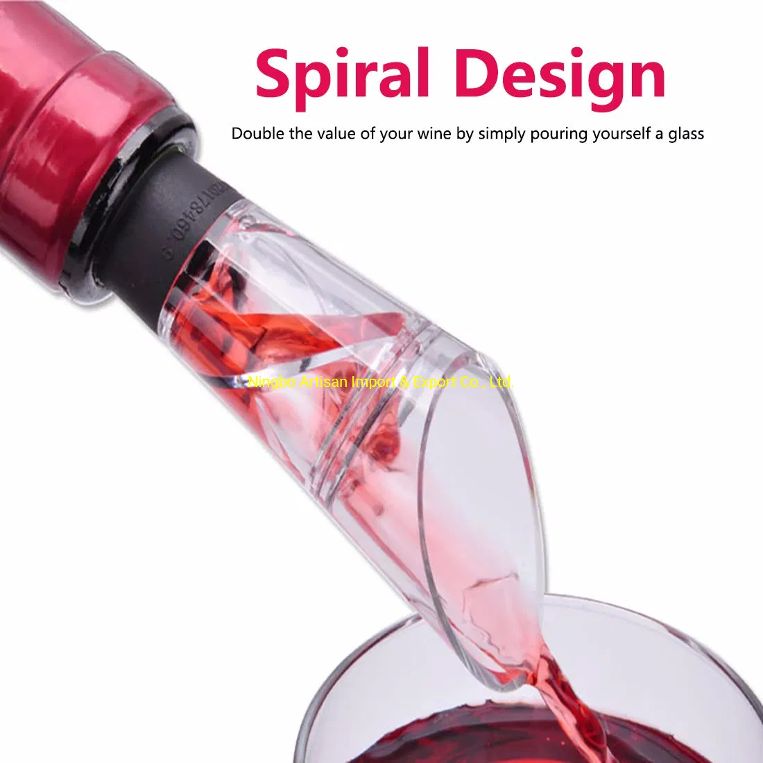 China Factory Portable Plastic Aerator Decanter Red Wine Enthusiasts Pourer