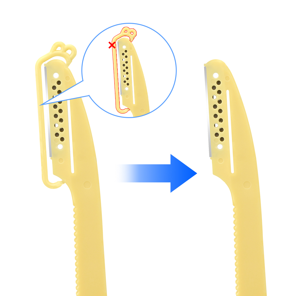 Foldable Disposable Plastic Barber Razor Salon Use Barber Straight Razor