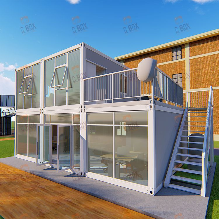 Cbox Two Layers Mobile Homes Prefab High Quality Container House Apartment Hotel Office