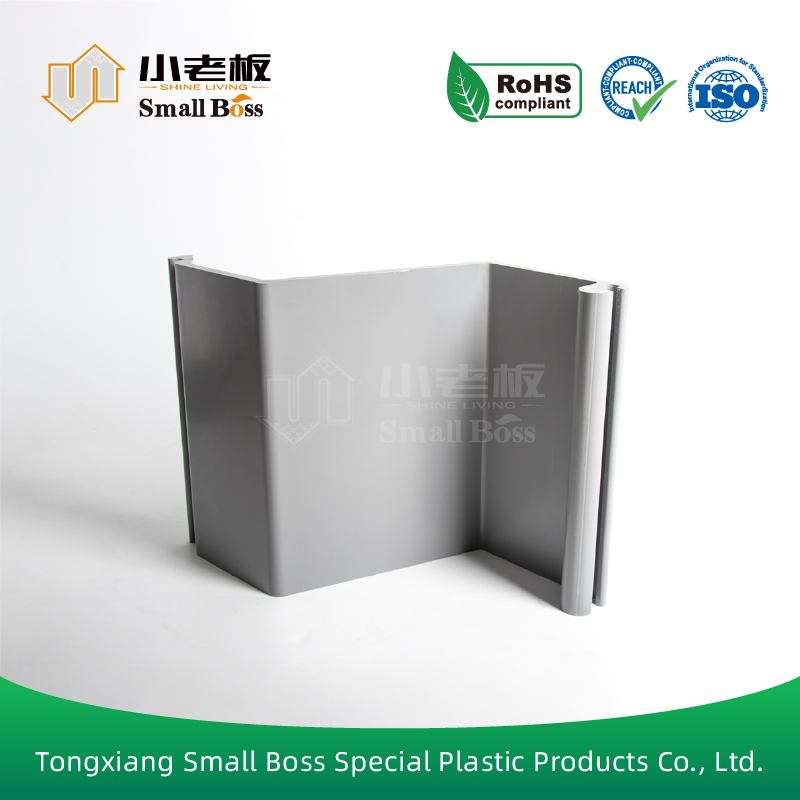 Composite Vinyl U Type Sheet Pile Extrusion Grey 10mm Thickness