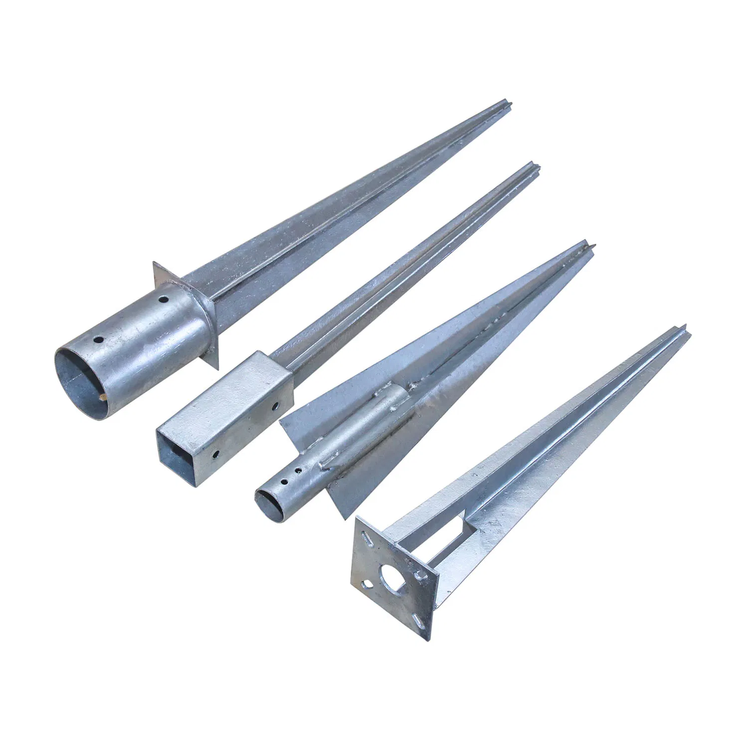 U Form Multi Holes Electro-Galvanized Post Anchor Ground Anchor