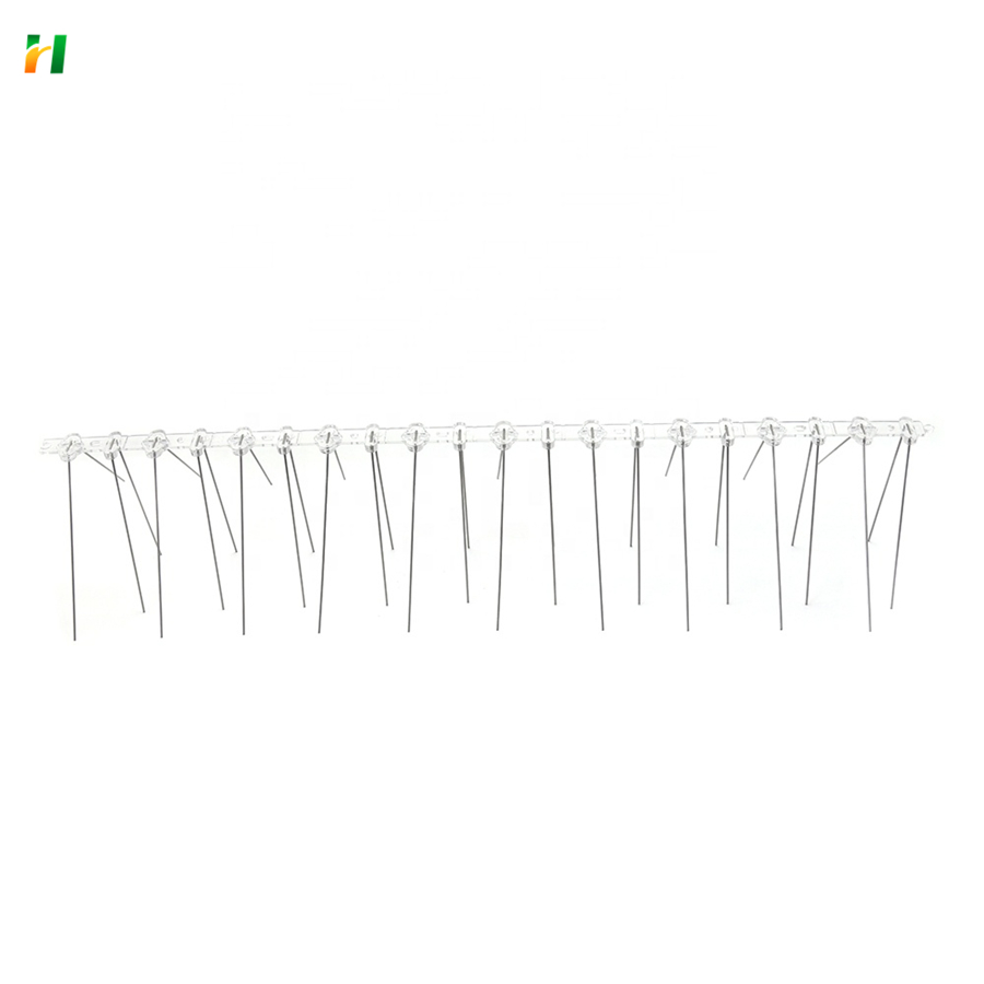Factory Direcct Sale Invisible Plastic Base Bird Spike for Parking Lot Protection Bird Repeller