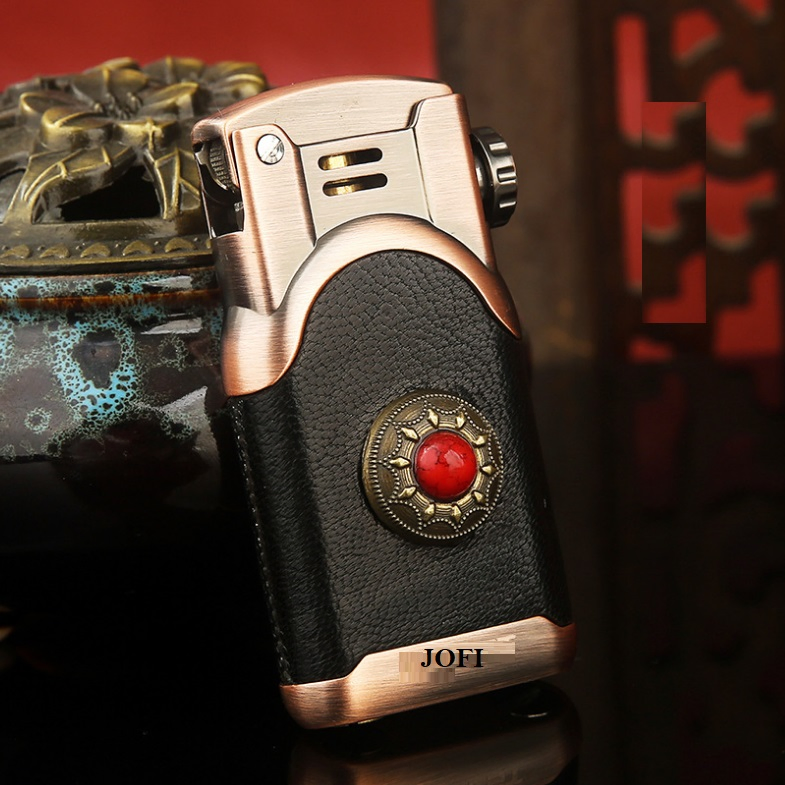 Elegant Oil Kerosene Vintage Compact Mini Pure Copper Brass Custom Metal Refilling Special Flint Lighter