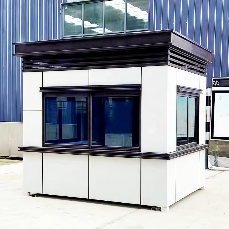 2m/2.5m Outdoor Steel Structure Modular Mobile Modern Portable Prefab Sentry House for Prefabricated Booth Security Guard Service Kiosks